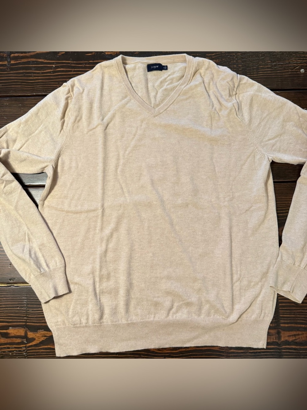 J. Crew v-neck men’s sweater XL